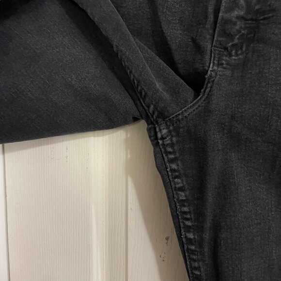 Riders By Lee Womens Black Wash Classic Straight Leg Jeans Size 18 Petite - Picture 6 of 7